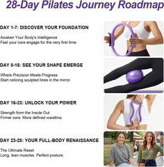 13 Piece Yoga and Pilates Set for Complete Home Fitness