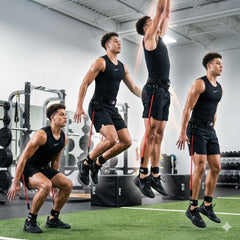 HoopsKing Vertical Jump Trainer Resistance Bands – Waist to Heels System